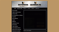 Desktop Screenshot of division10products.com